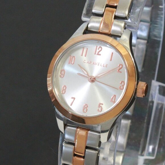Caravelle Woman\'s Traditional Watch By Bulova Two Tone Stainless 24mm main image 8